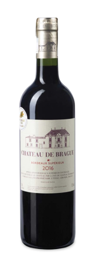 AOC Bordeaux Superieur - CHATEAU DE BRAGUE 2016